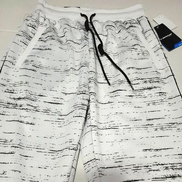 Dunlop Sport White Space Dye Athleisure Loungewear Men's Joggers